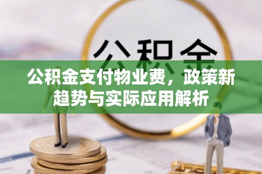 仁爱公积金支付物业费，政策新趋势与实际应用解析