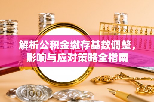 仁爱解析公积金缴存基数调整，影响与应对策略全指南