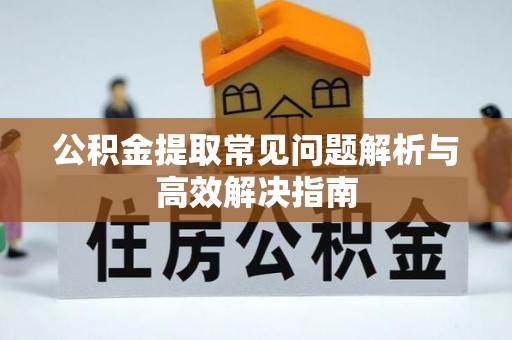 仁爱公积金提取常见问题解析与高效解决指南