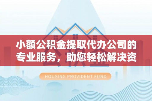 仁爱小额公积金提取代办公司的专业服务，助您轻松解决资金难题