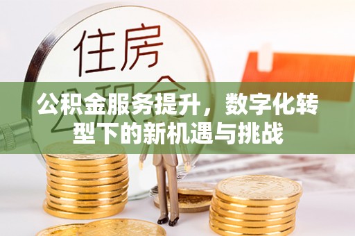 仁爱公积金服务提升，数字化转型下的新机遇与挑战