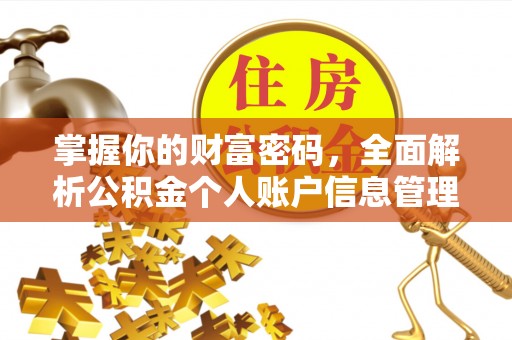 仁爱掌握你的财富密码，全面解析公积金个人账户信息管理与优化