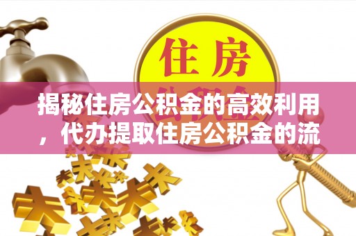 仁爱揭秘住房公积金的高效利用，代办提取住房公积金的流程与技巧