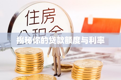 仁爱揭秘你的贷款额度与利率