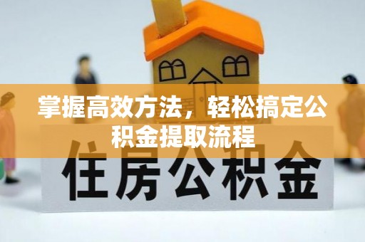 仁爱掌握高效方法，轻松搞定公积金提取流程