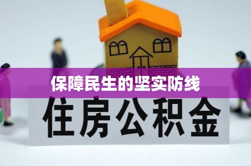 仁爱保障民生的坚实防线
