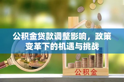 仁爱公积金贷款调整影响，政策变革下的机遇与挑战