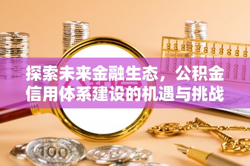 仁爱探索未来金融生态，公积金信用体系建设的机遇与挑战