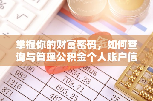 仁爱掌握你的财富密码，如何查询与管理公积金个人账户信息