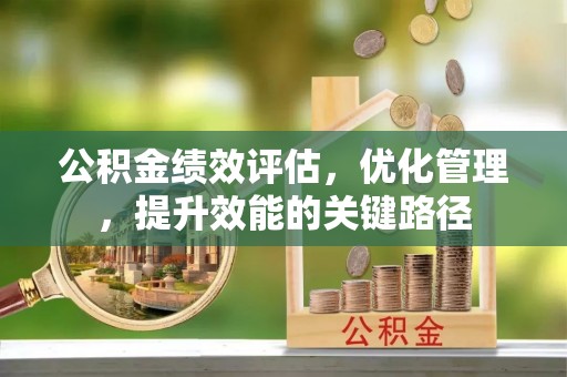 仁爱公积金绩效评估，优化管理，提升效能的关键路径