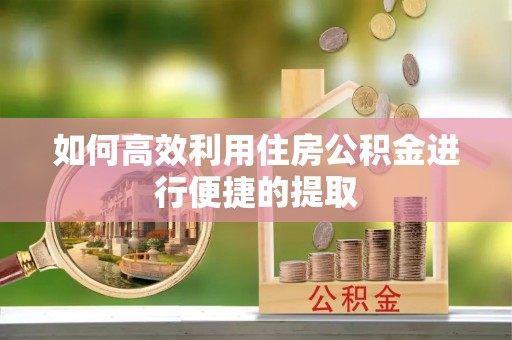仁爱如何高效利用住房公积金进行便捷的提取