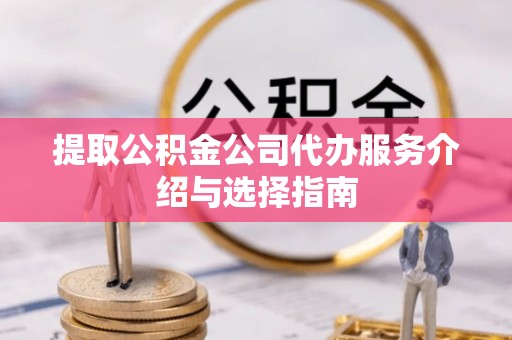 仁爱提取公积金公司代办服务介绍与选择指南
