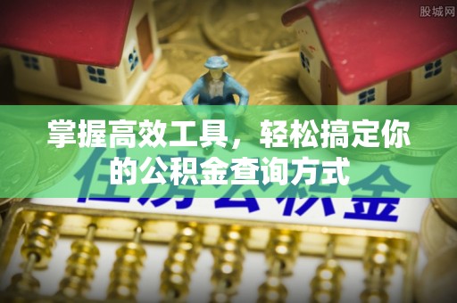 仁爱掌握高效工具，轻松搞定你的公积金查询方式