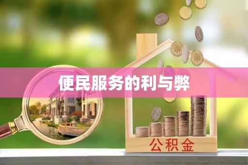 仁爱便民服务的利与弊